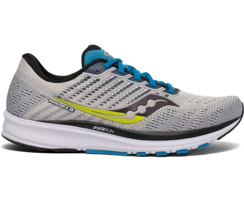 Tenis Saucony Ride 13 Hombre Zapatos Neutrales Stone / Cobalt México MX-908-QI